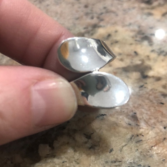 Sterling by-pass ring - Picture 3 of 4